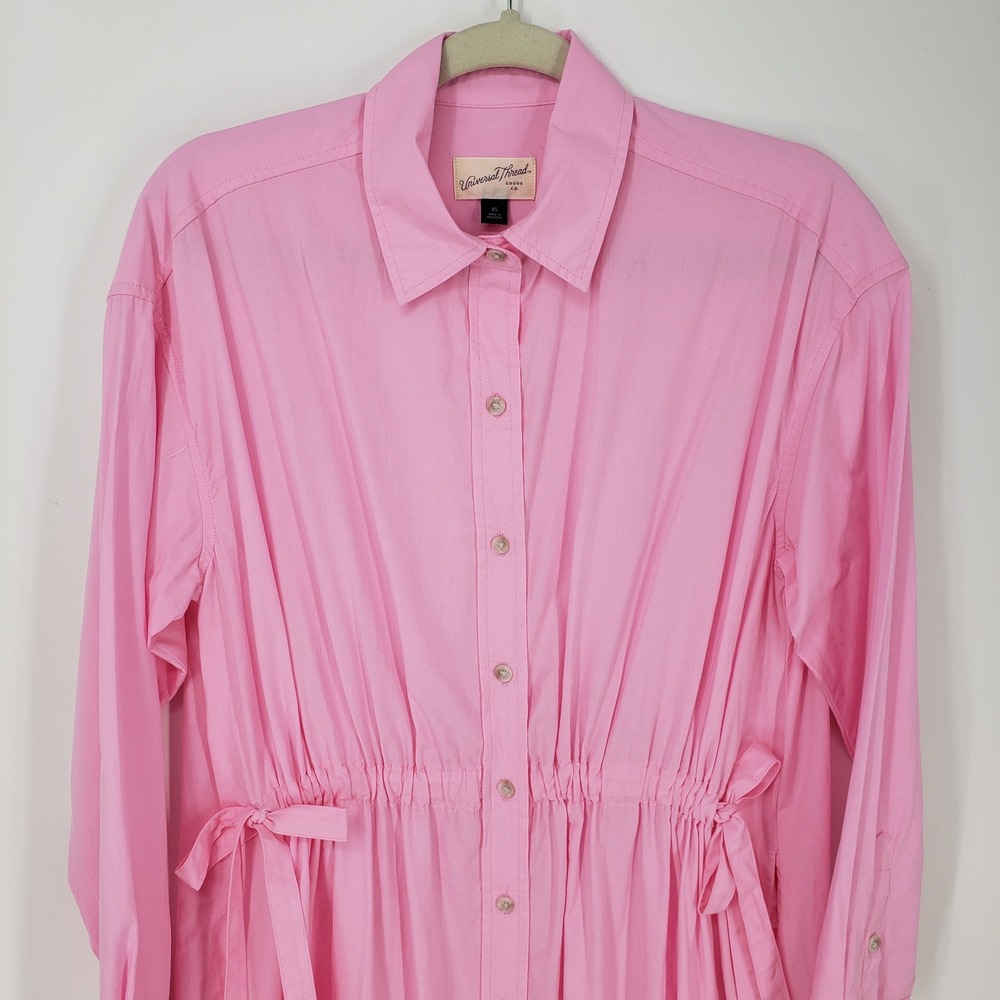 Universal Thread Button Front Midi Shirt Dress Wo… - image 7